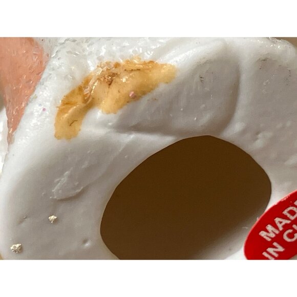 Vintage Ceramic Angel Christmas Ornaments Set Of 4 - Picture 10 of 10